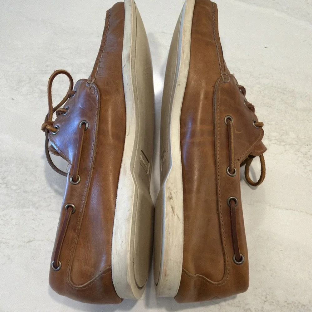 Quoddy Head Boat Shoe Whiskey 11D $249 Retail